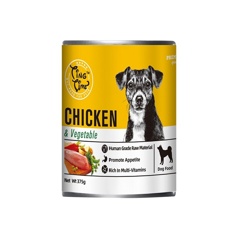 Ting Time Chicken & Vegetables Dog Food 375g