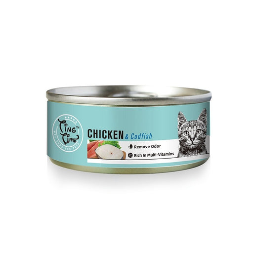 Ting Time Chicken & Codfish for Cats 95g X24