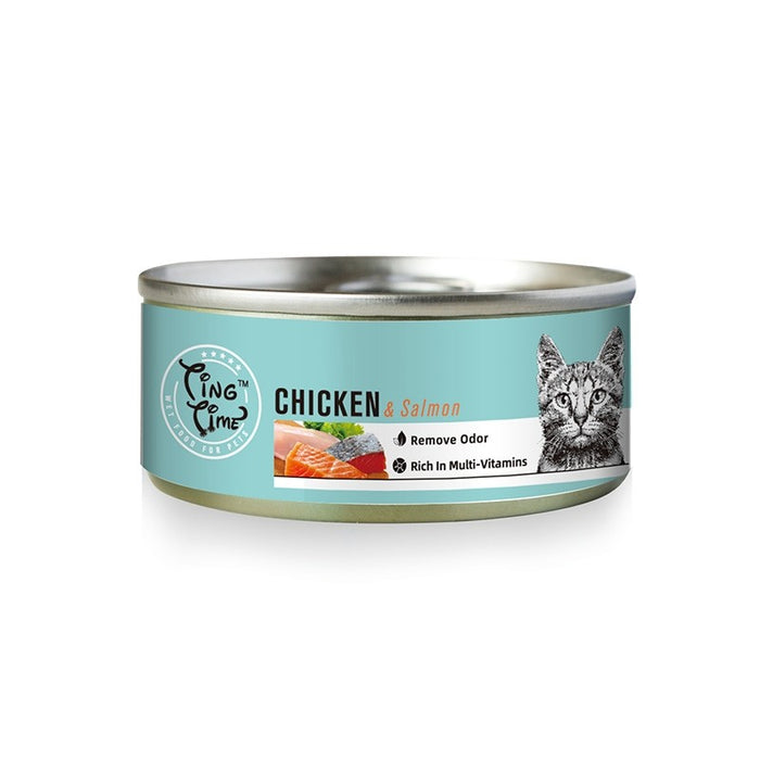 Ting Time Chicken & Salmon for Cats 95g X24