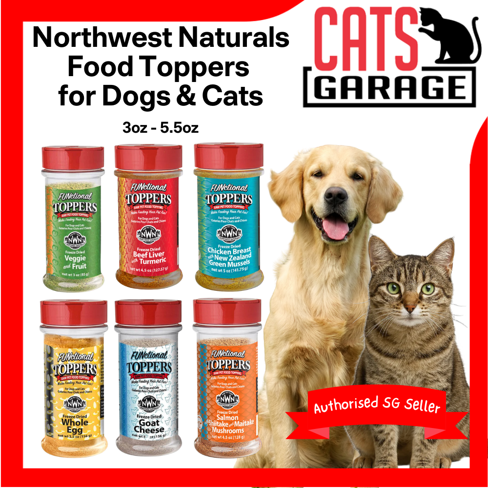 Northwest Naturals Functional Toppers Raw & Frozen/Freeze Dried for Cat and Dog 3oz - 5.5oz