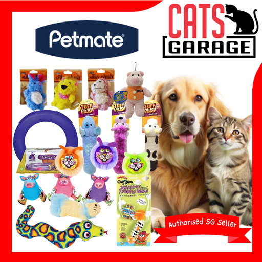 Petmate Assorted Plush Batter Catnip Bite Toys for Cat & Dog
