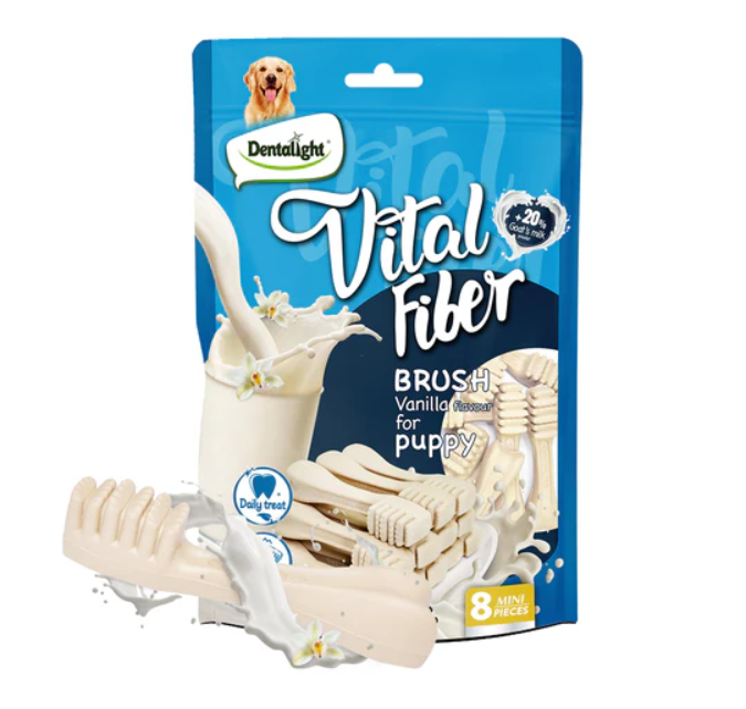 Dentalight Vital Fiber Dental Brush Dental Treats 8x80g