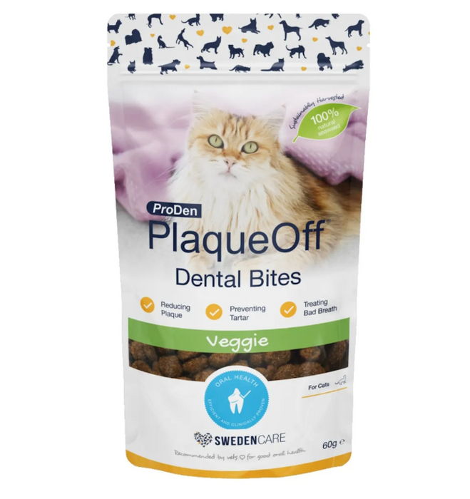 SwedenCare ProDen Plaque Off® Dental Bites for Cats and Dogs 60g/150g