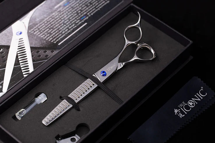 True Iconic Verge Fish Bone Thinning Shear (L) Lenght 7"