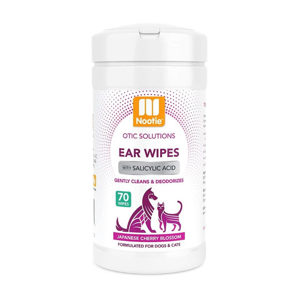 Nootie™ Ear Wipes Japanese Cherry Blossom 70 wipes [Dogs & Cats]