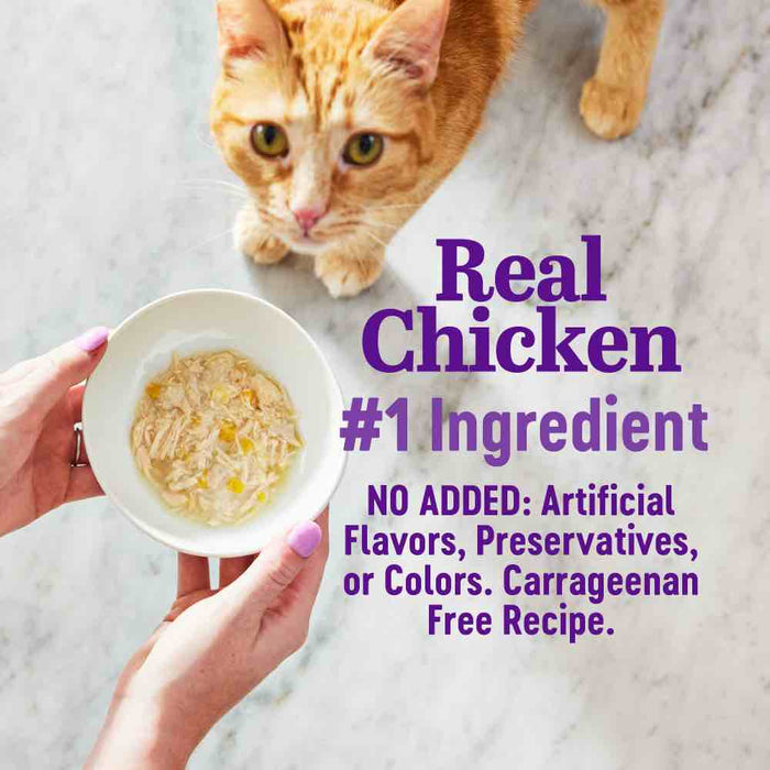 Wellness Appetizing Entrees Mousse Chicken Adult Pouch Cat Food 1.4oz X8