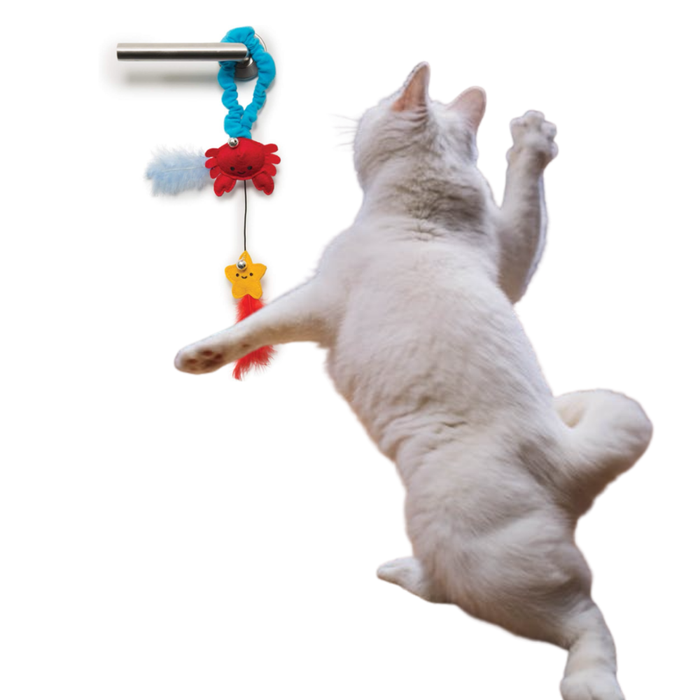 Catit® Play Pirates Door Hanger with Catnip – Crab and Star