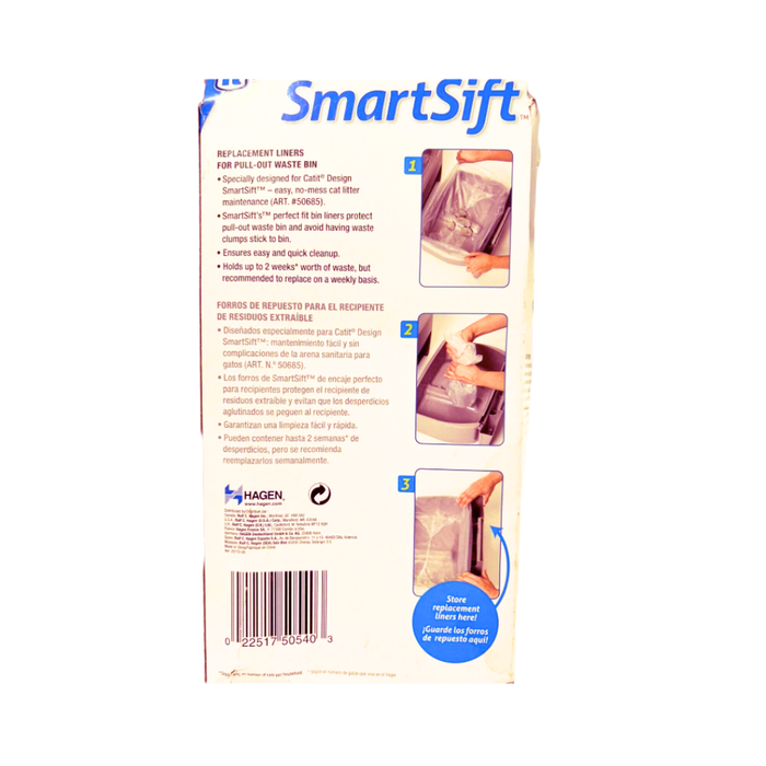 Catit Design SmartSift Biodegradable Replacement Liners - 12-pack For Cat Pan Base