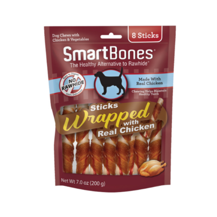 SmartBones Innovative Chews Dog Food Treats Wrapped/Double Fun/Rolls/Twistz