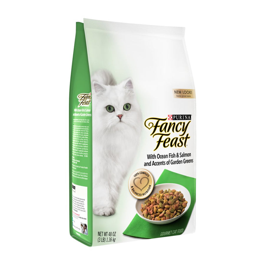Fancy Feast Ocean Fish & Salmon Dry Cat Food (2 Sizes)