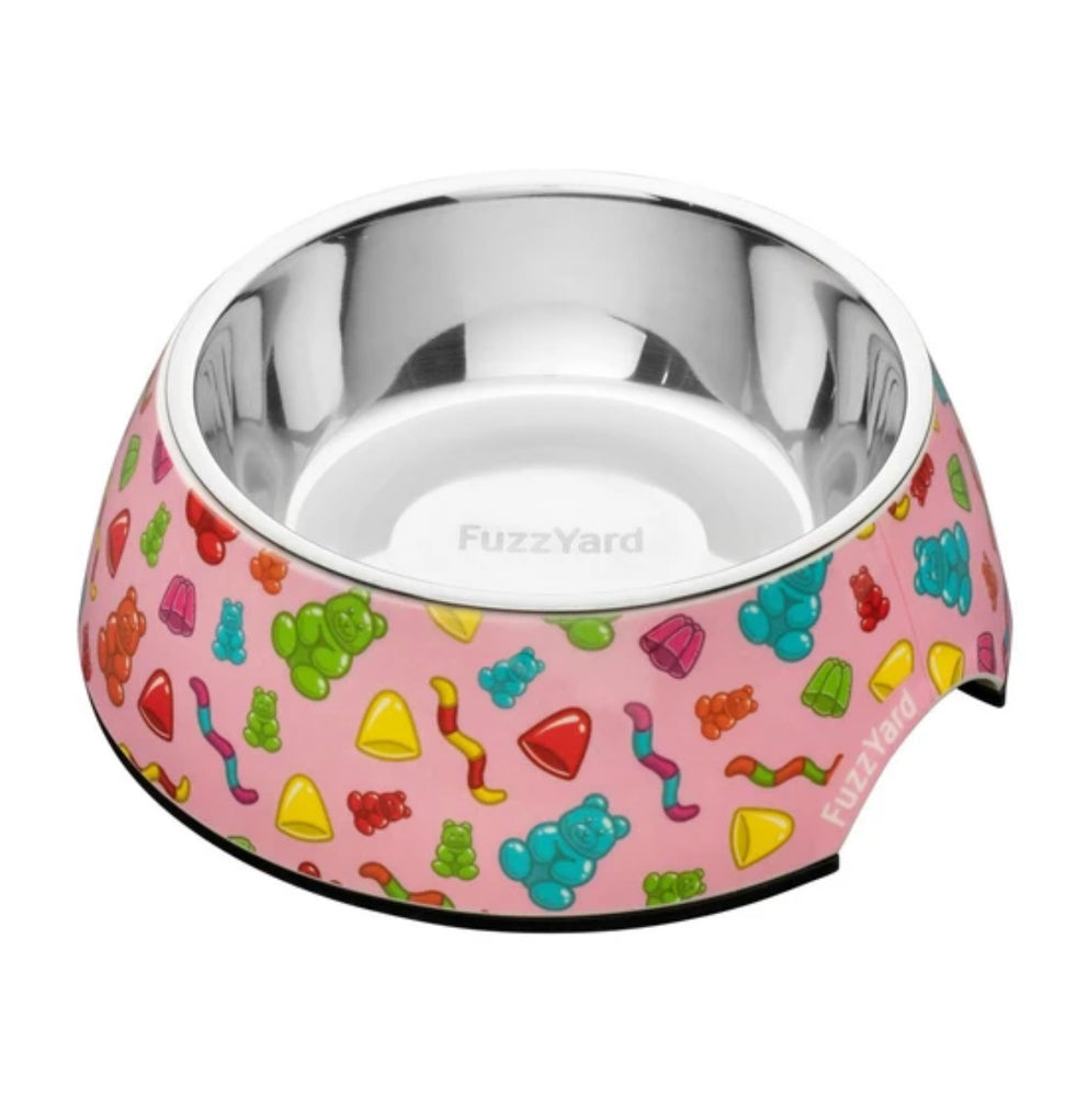 FuzzYard Easy Feeder Dog Bowl - Jelly Bears (3 Sizes)