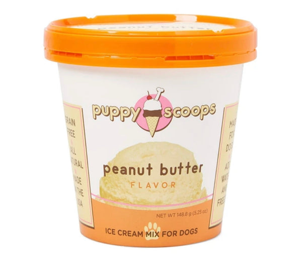 Puppy Scoops Peanut Butter Flavour Ice Cream Mix For Dogs (2 Sizes)