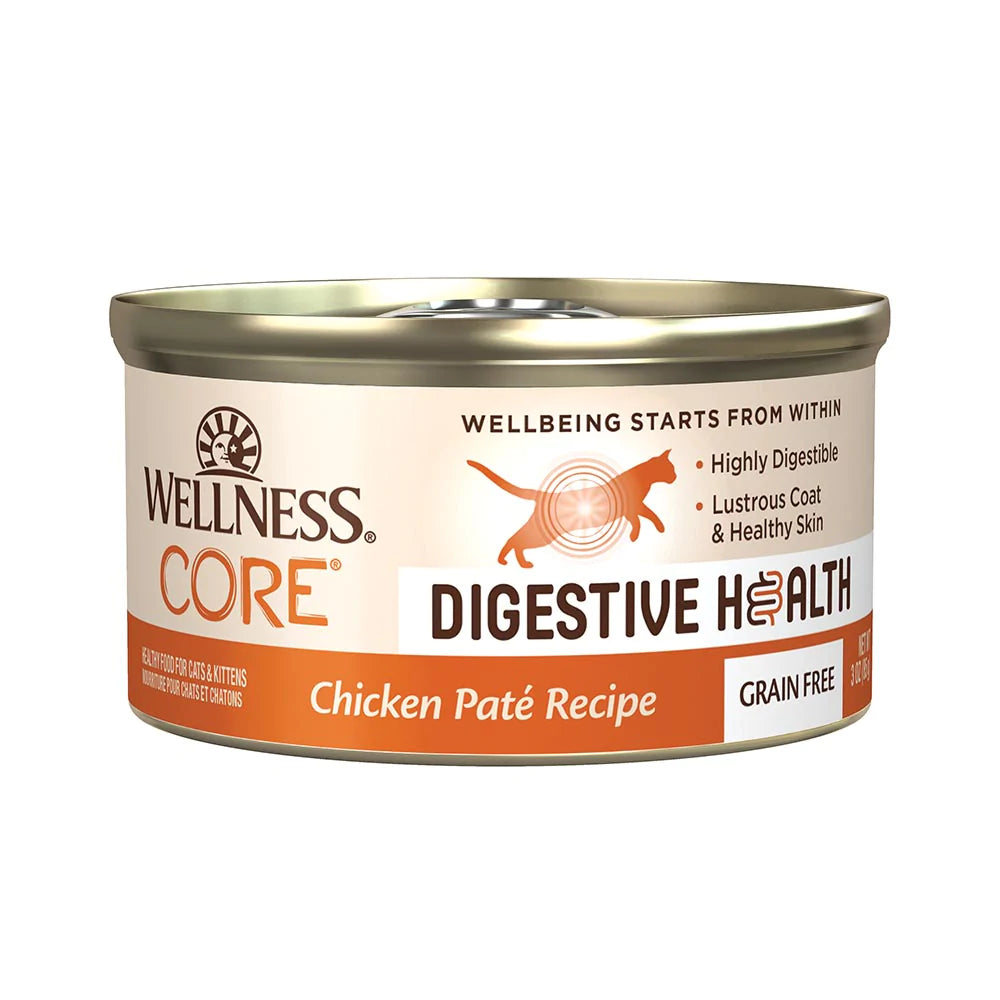 Wellness Cat Core Grain-Free Digestive Health Chicken Pate 3oz