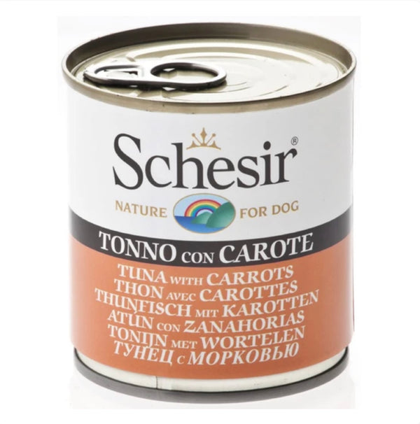 Schesir Tuna with Carrots Canned Dog Food 285g X16