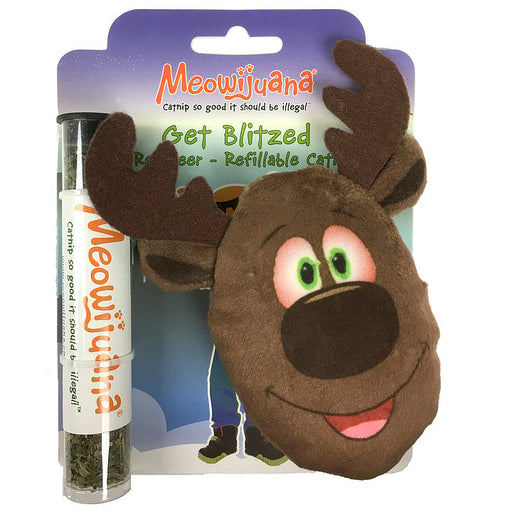Meowijuana Get Blitzed Refillable Reindeer