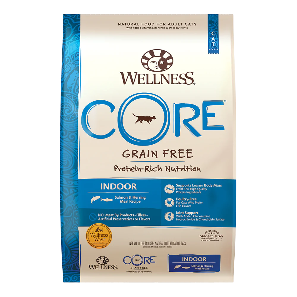 Wellness Cat Core Indoor - Salmon & Herring 11lb