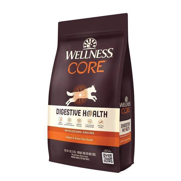 Wellness Dog Core Digestive Health Chicken & Brown Rice Recipe 4lb