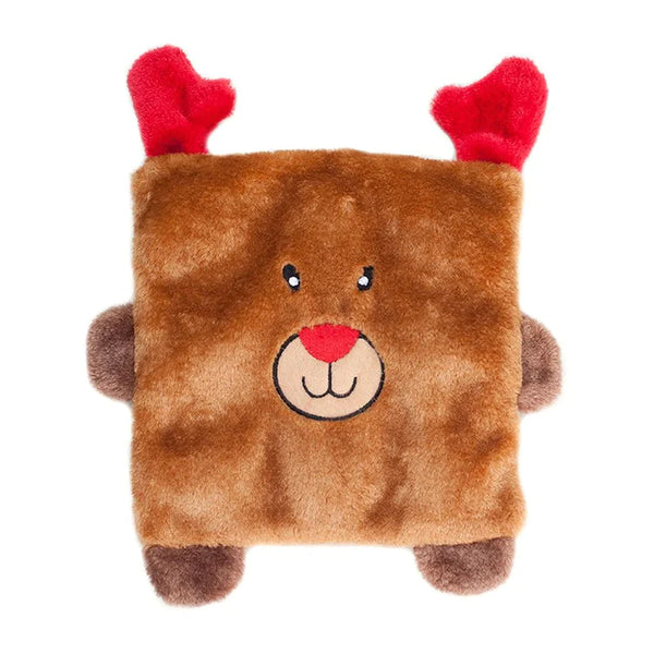 Zippypaws Christmas Squarez - Reindeer