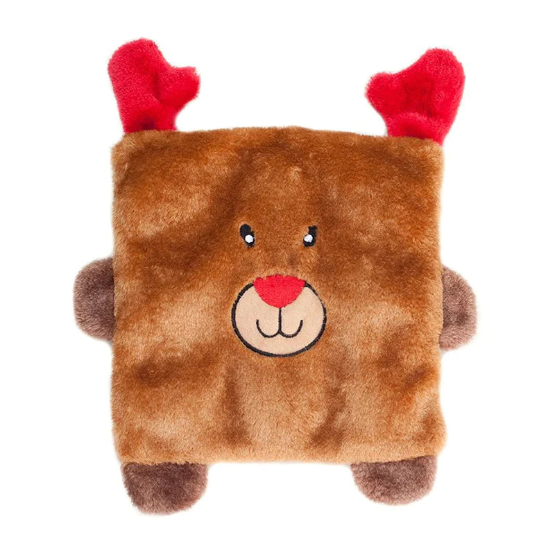 Zippypaws Christmas Squarez - Reindeer