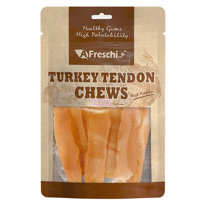 Afreschi Dog Sliced Turkey Tendon Strip 120g