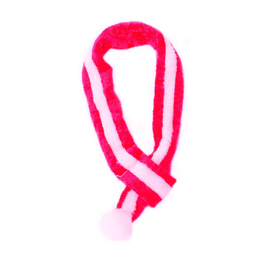 Zippypaws Valentine's Edition Fuzzy Scarf Pink - Small