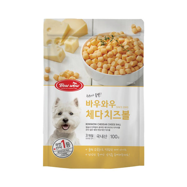Bow Wow Dog Treat Cheese Ball 100g