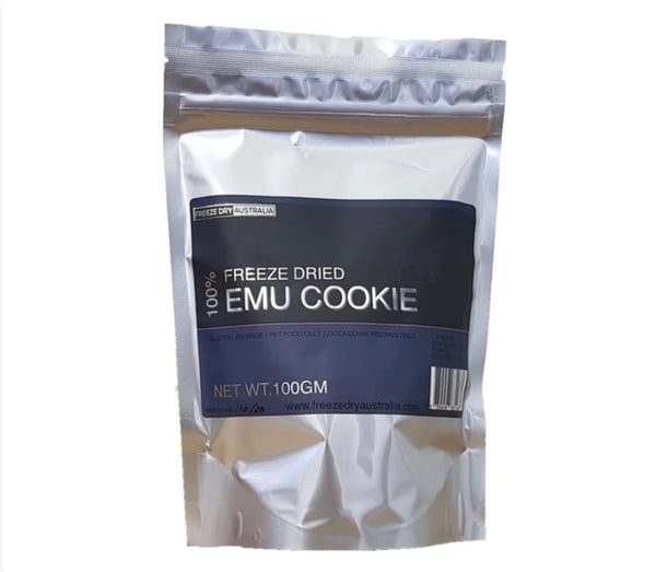 Freeze Dry Australia Emu Cookie Dog Treats 100g