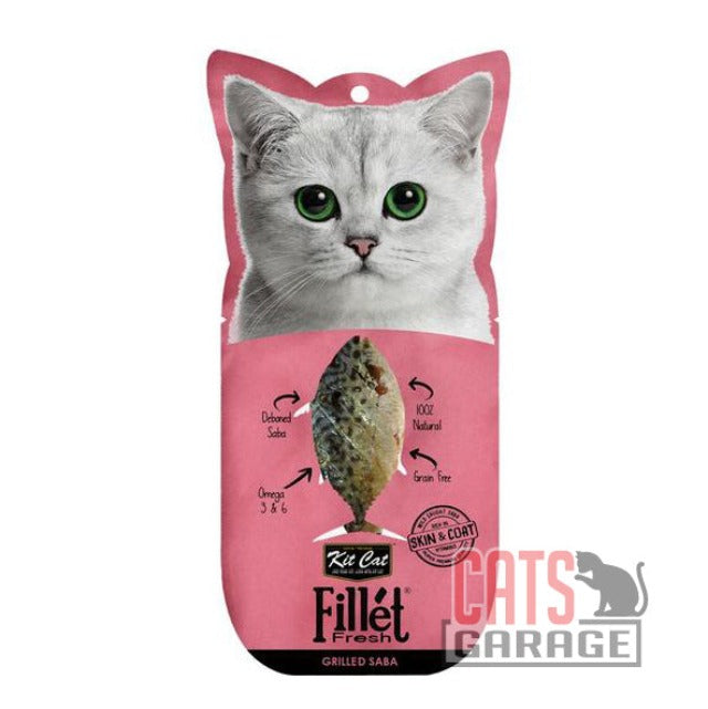 KitCat Fillet Fresh Grilled Mackerel Cat Treat 30g X12