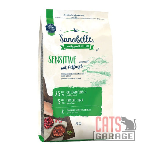 Sanabelle Sensitive With Fresh Poultry Cat Dry Food 400g