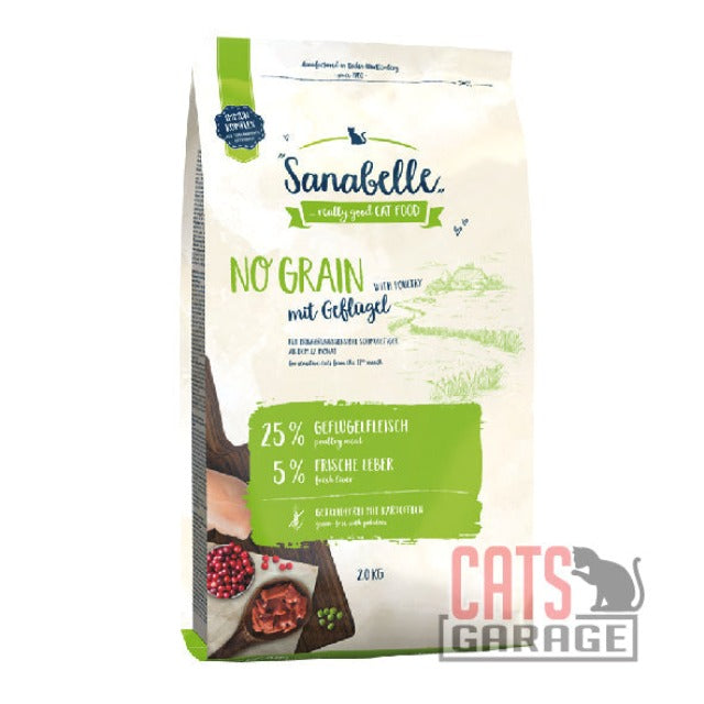 Sanabelle No Grain Poultry Cat Dry Food 400g