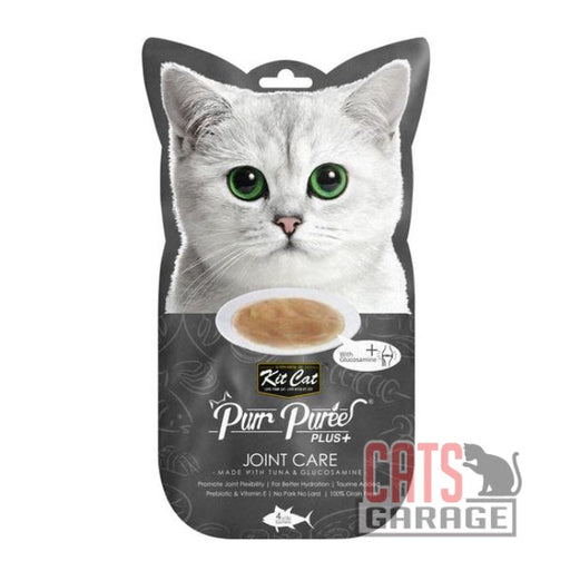 KitCat Purr Puree Plus+ Joint Care (Tuna & Glucosamine) Cat Treats 60g X12