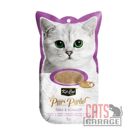 KitCat Purr Puree Tuna & Scallop Cat Treat 60g X12