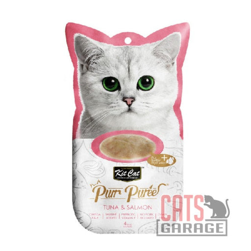 KitCat Purr Puree Tuna & Salmon Cat Treat 60g X12