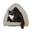 Mog & Bone Cat Igloo - Grey Ikat