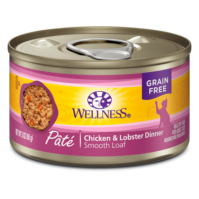 Wellness Cat Pate Chicken & Lobster 5.5oz