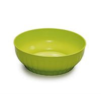 Stefanplast Ribbed Salad Bowl Lime (2 Sizes)