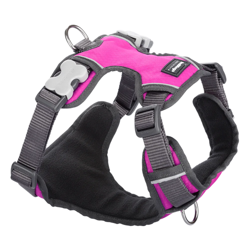 Red Dingo Padded Harness Hot Pink M