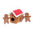 Zippypaws Holiday Burrow - Gingerbread House