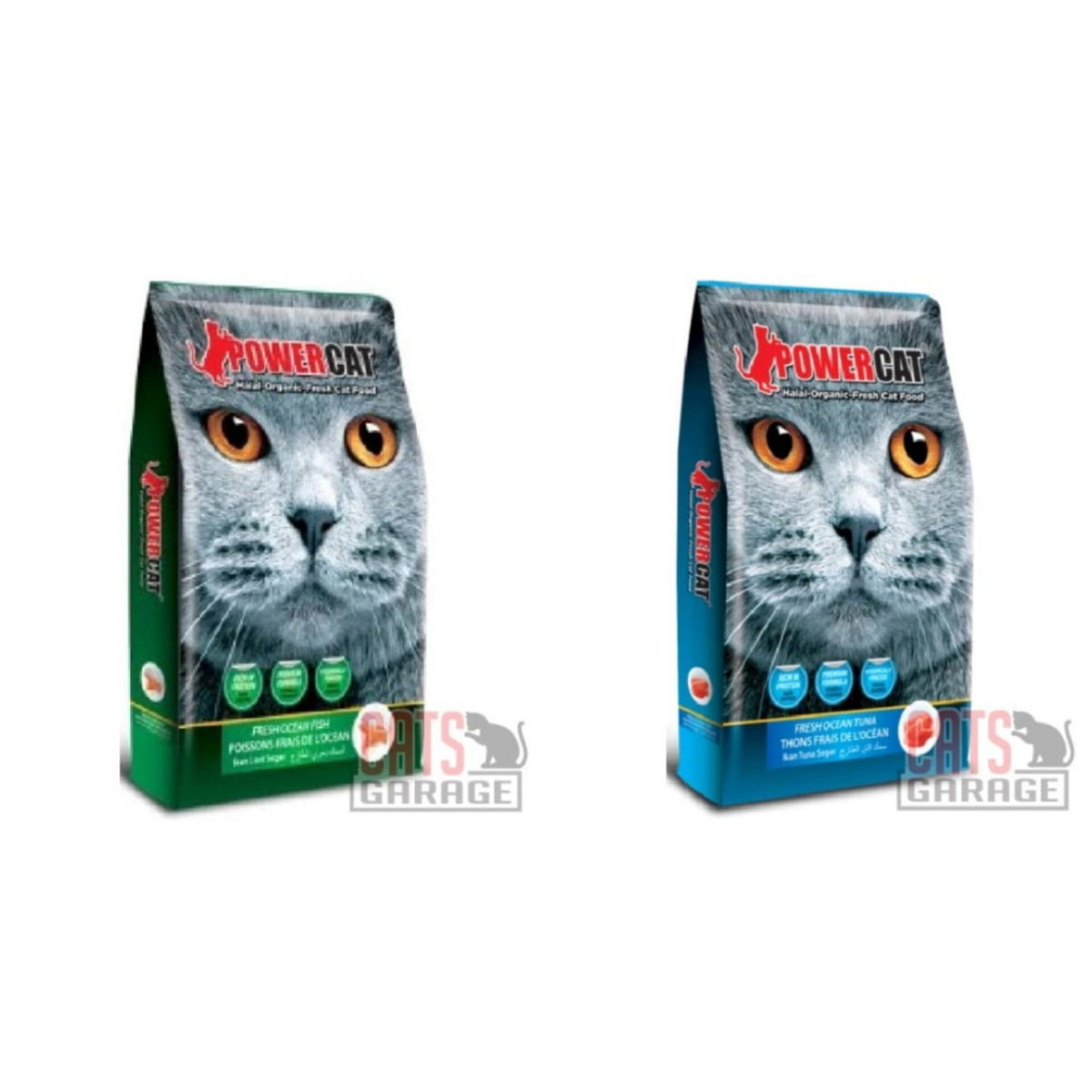 Powercat Halal Organic Fresh 2 Sizes Cats Garage