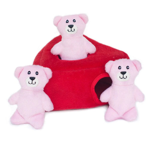 Zippypaws Valentine's Burrow Heart 'n Bears