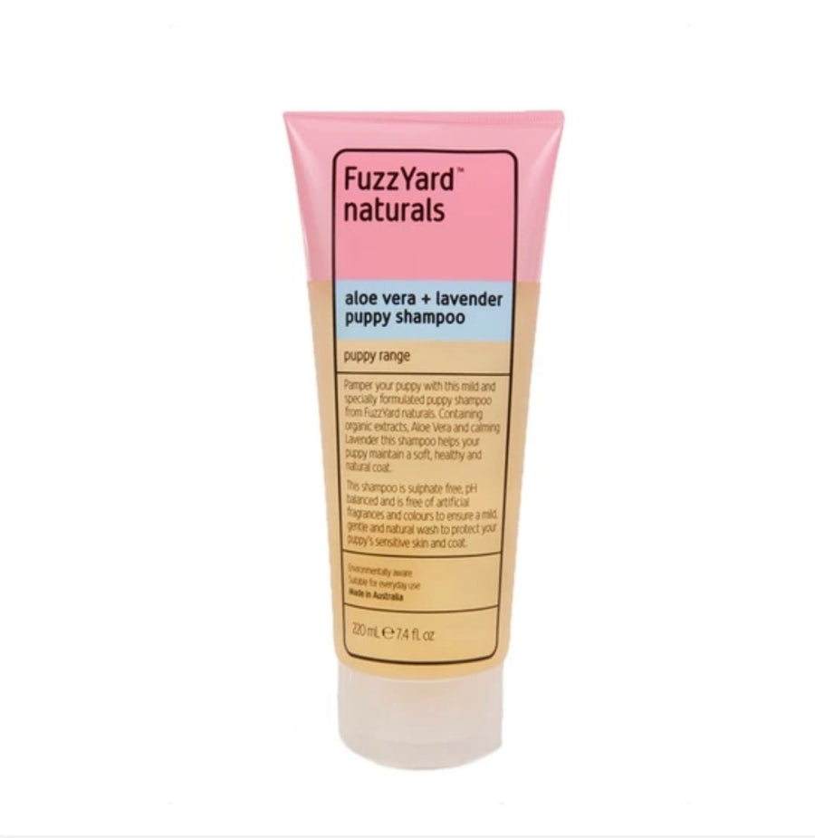 FuzzYard Aloe Vera and Lavender Puppy Shampoo for Dogs 220ml
