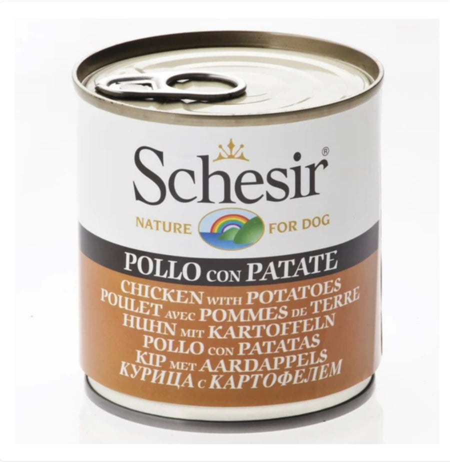 Schesir Chicken with Potatoes Canned Dog Food 285g X16