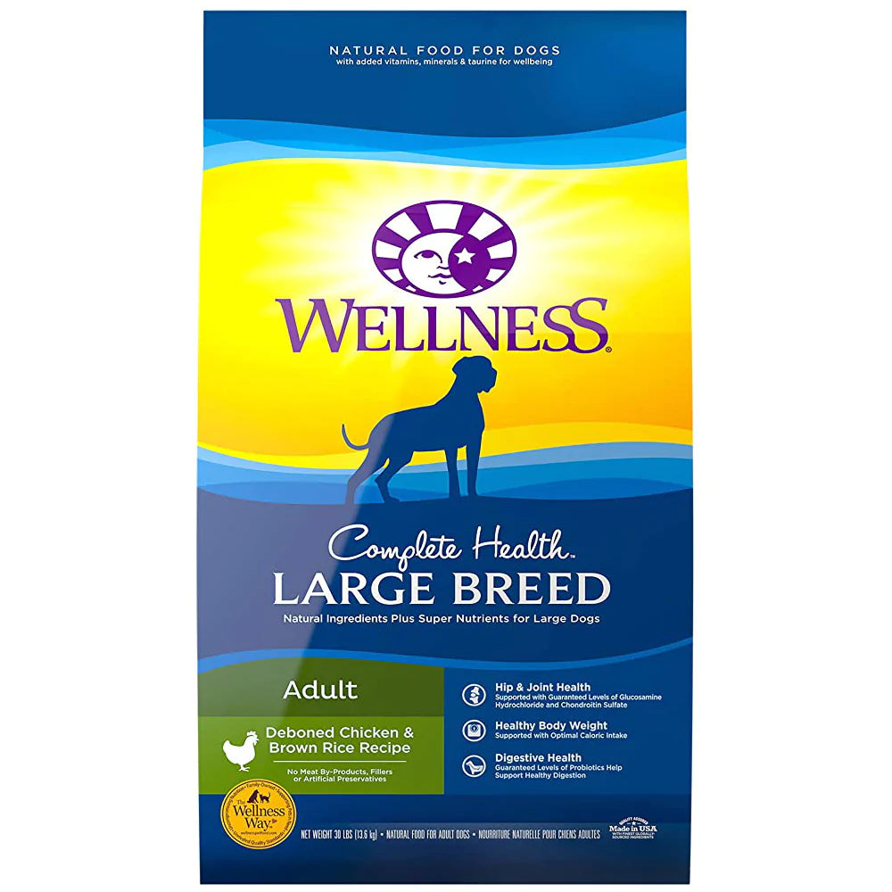 Wellness Dog Complete Health Large Breed 30lb