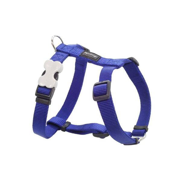 Red Dingo Dog Plain Harness Classic - Large Dark Blue