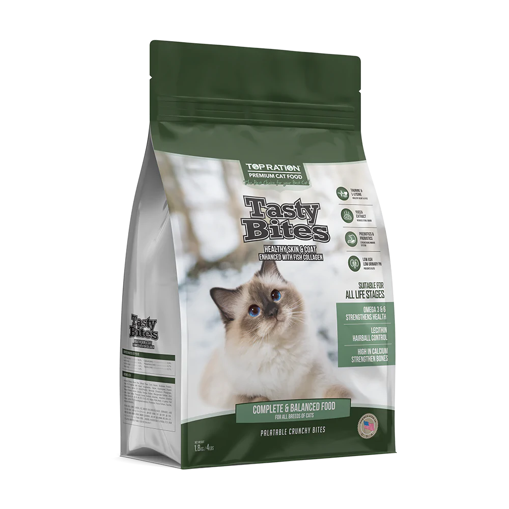 Top Ration Cat Tasty Bites All Life Stages 1.8kg