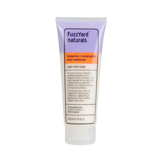 FuzzYard Tangerine and Cocoa Butter Super Shine Conditioner for Dogs 220ml