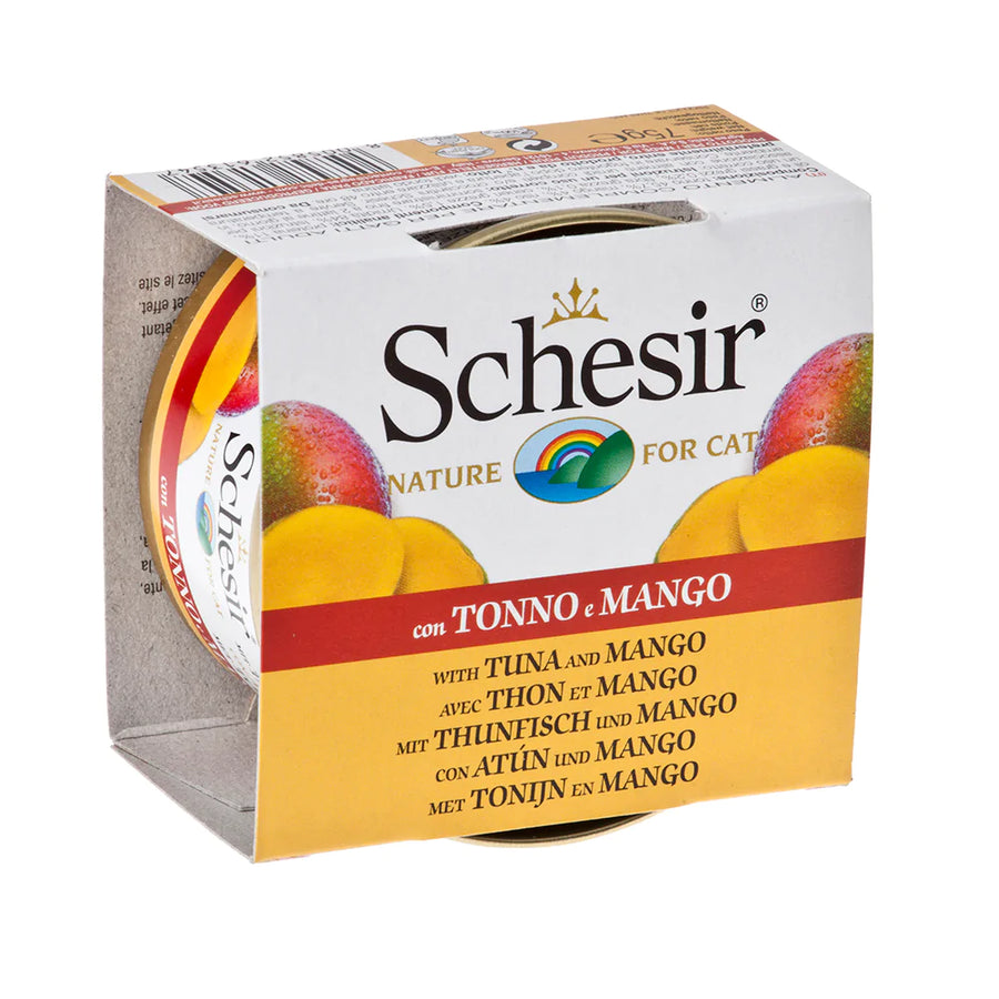 Schesir Nature Tuna with Mango For Cats 75g X14