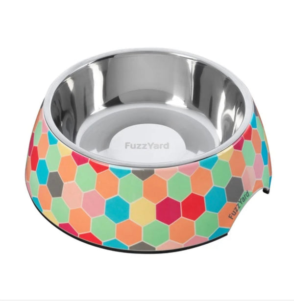 FuzzYard Easy Feeder Dog Bowl - The Hive (2 Sizes)