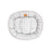 Mog & Bone Dog 4 Seasons Reversible Circular Bed - Grey Check Small