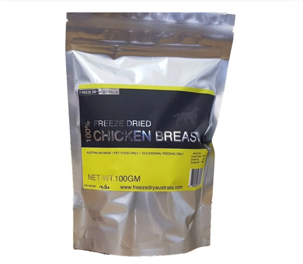 Freeze Dry Australia Chicken Breast Cat & Dog Treats 100g